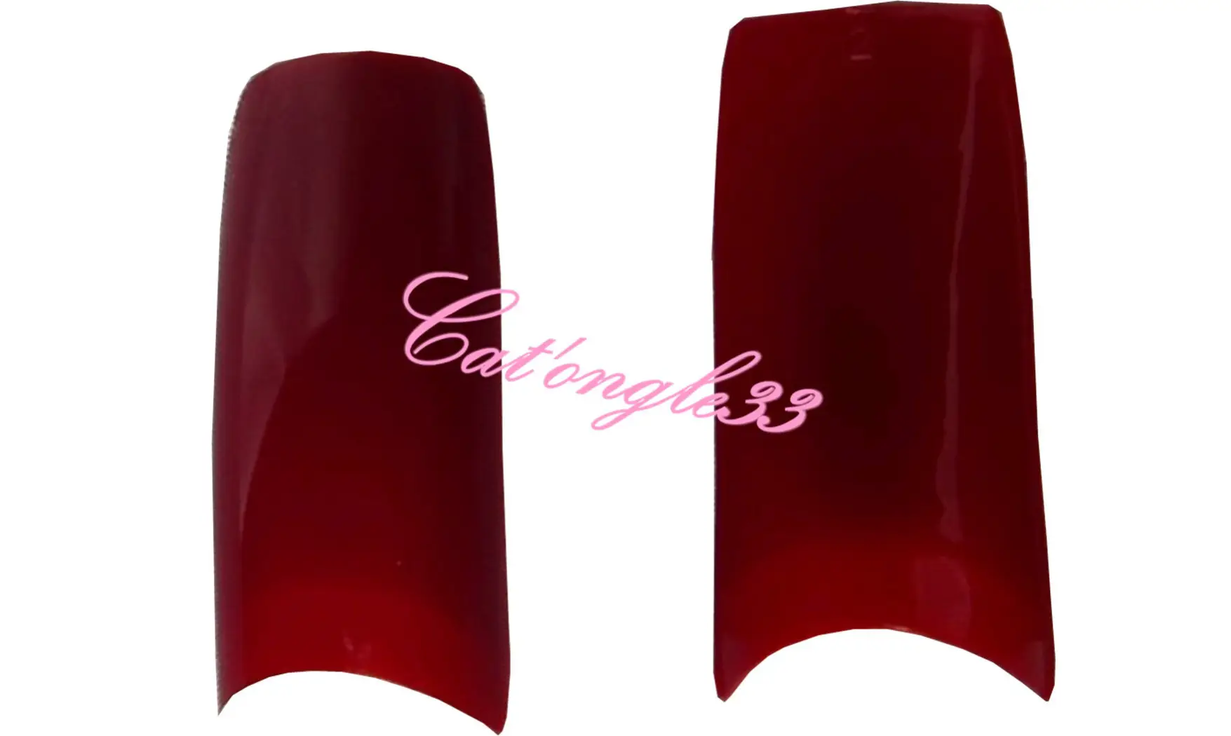 Capsules tips french rouge