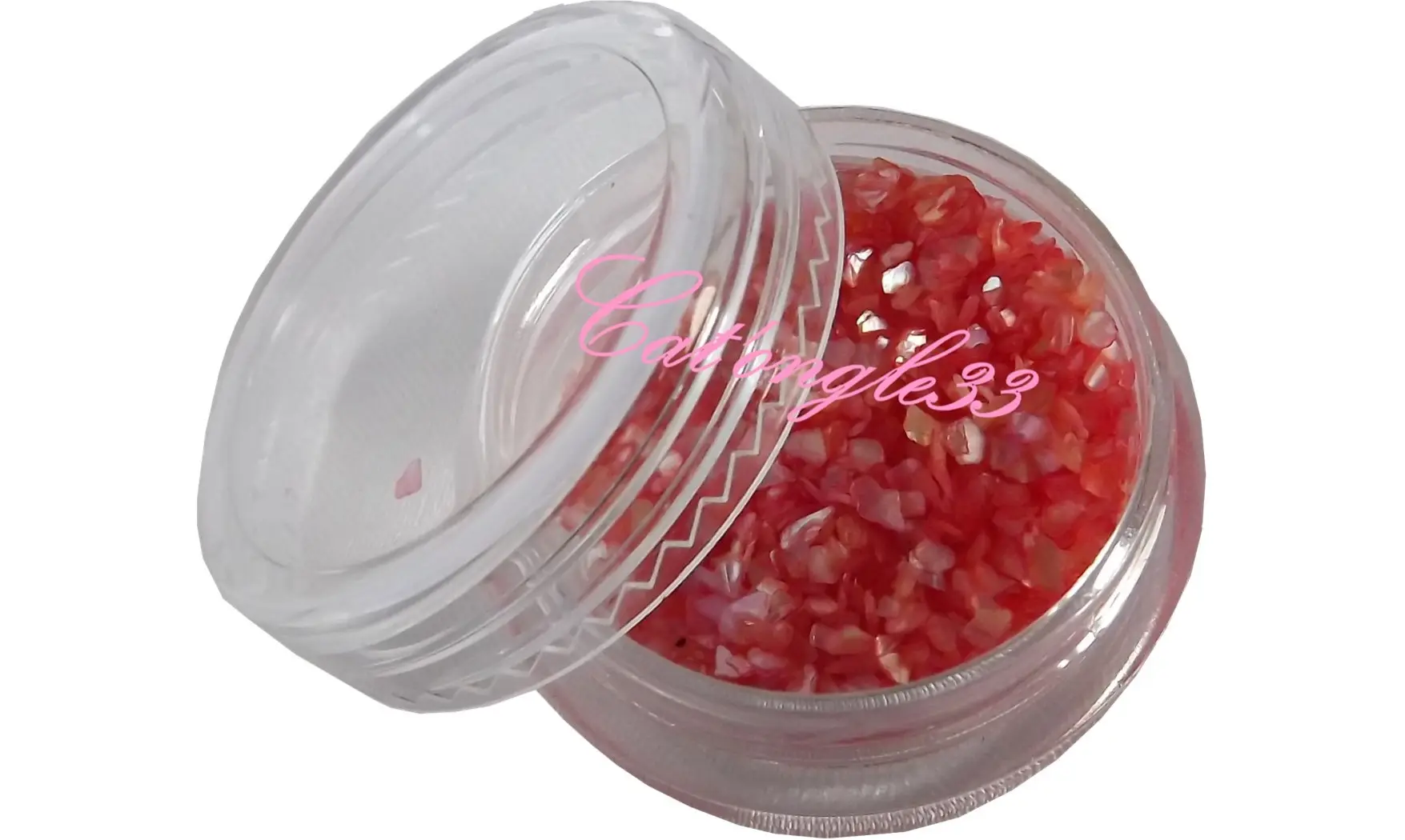 Eclat de nacre rouge clair