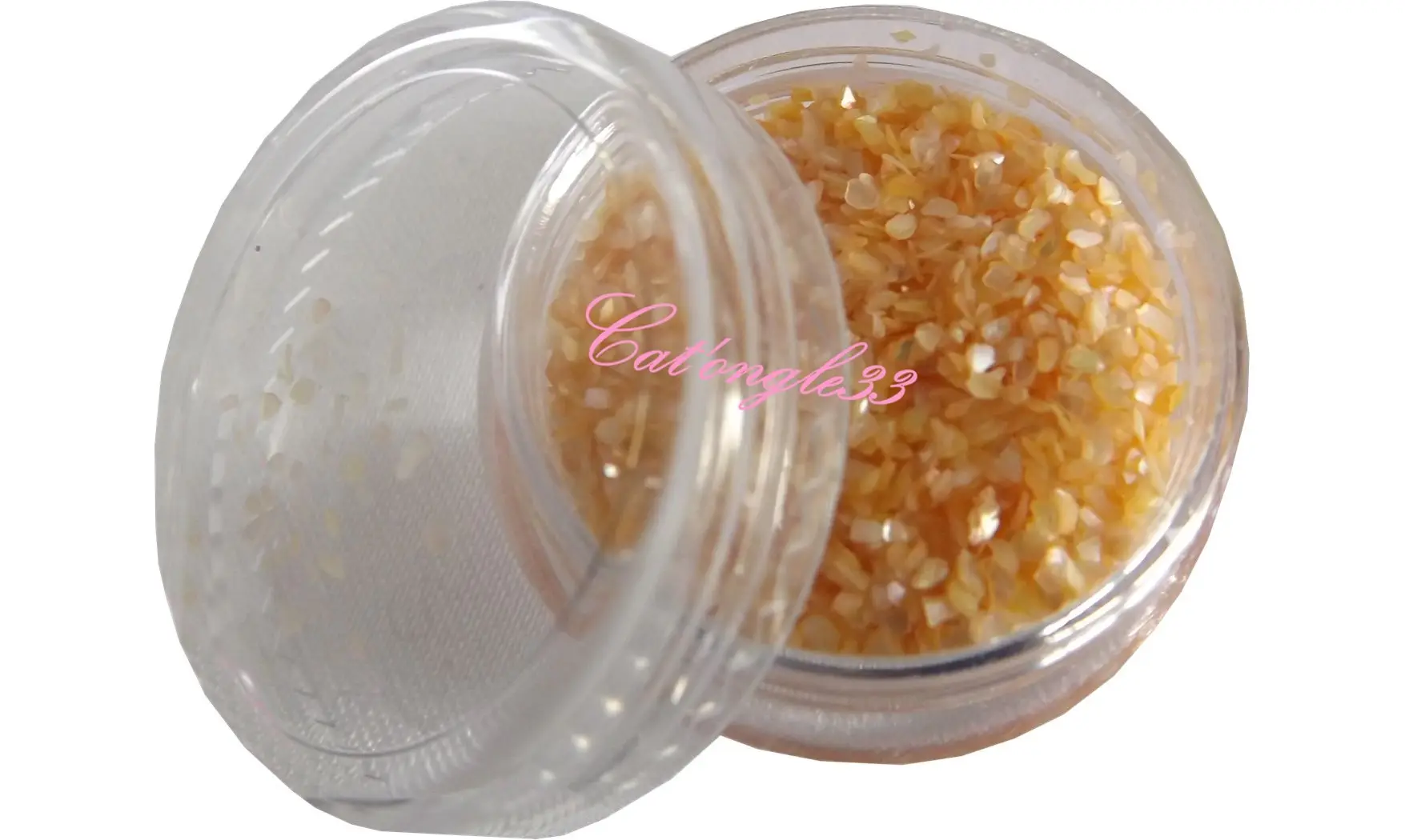 Eclat de nacre orange jaune