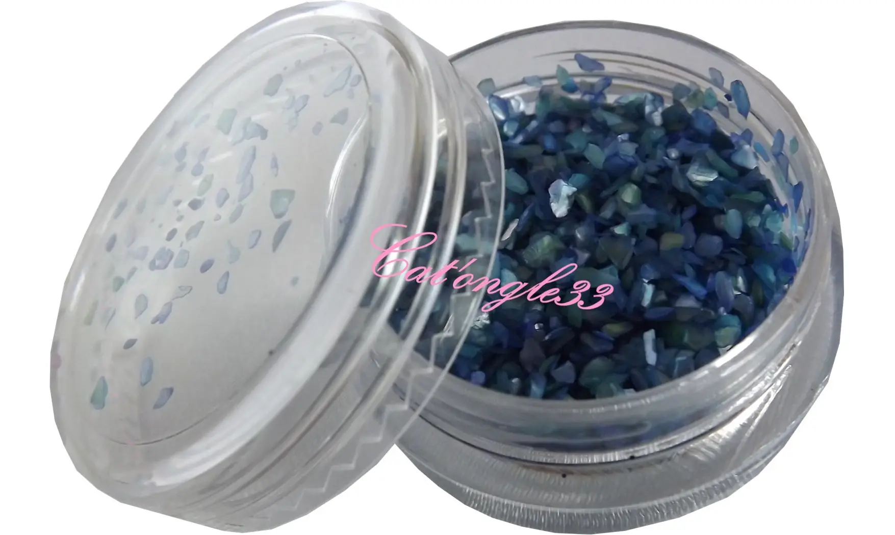 Eclat de nacre bleu