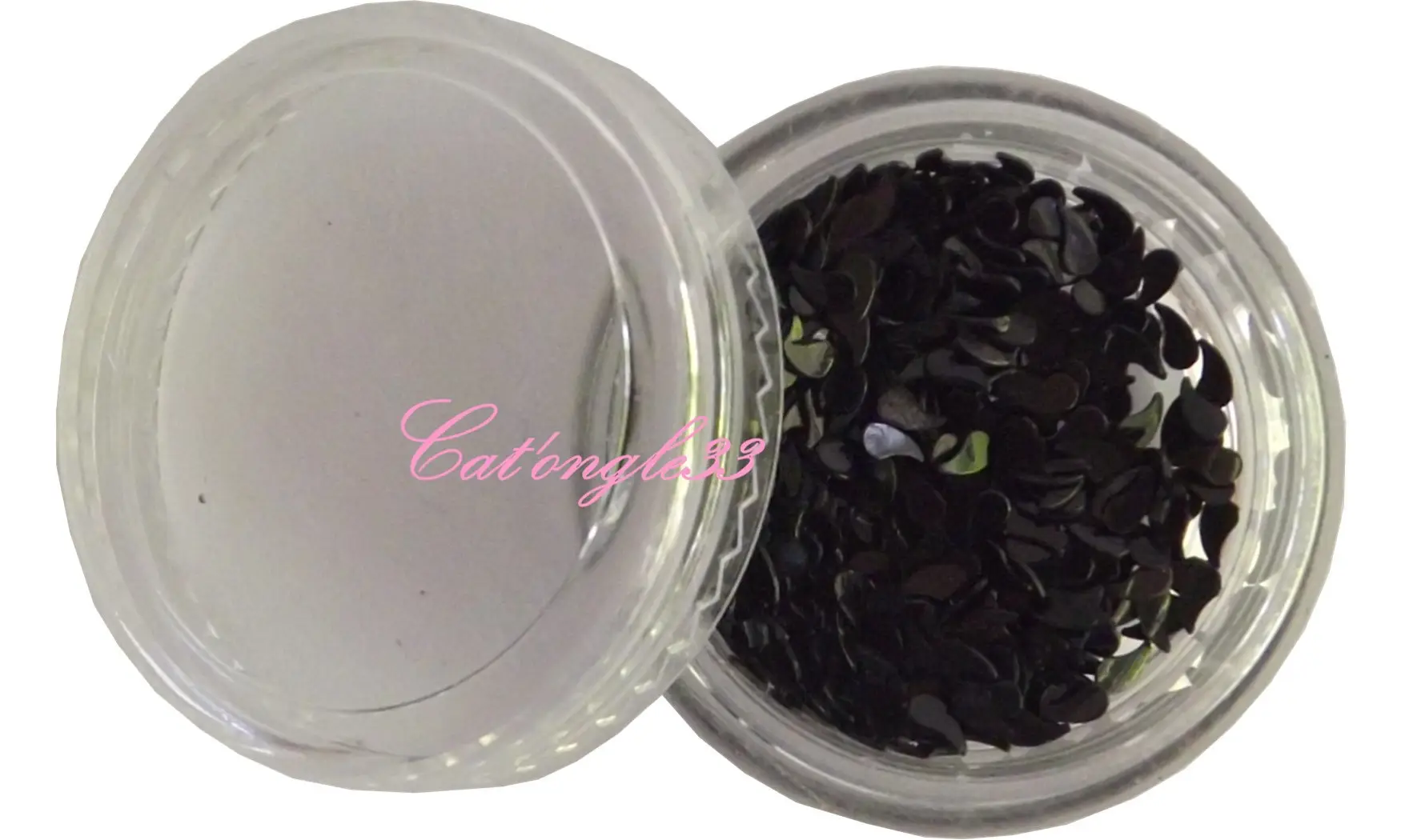 Dazzling hologramme larme noir