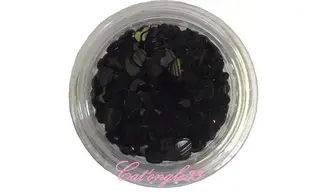 Dazzling hologramme coeur noir