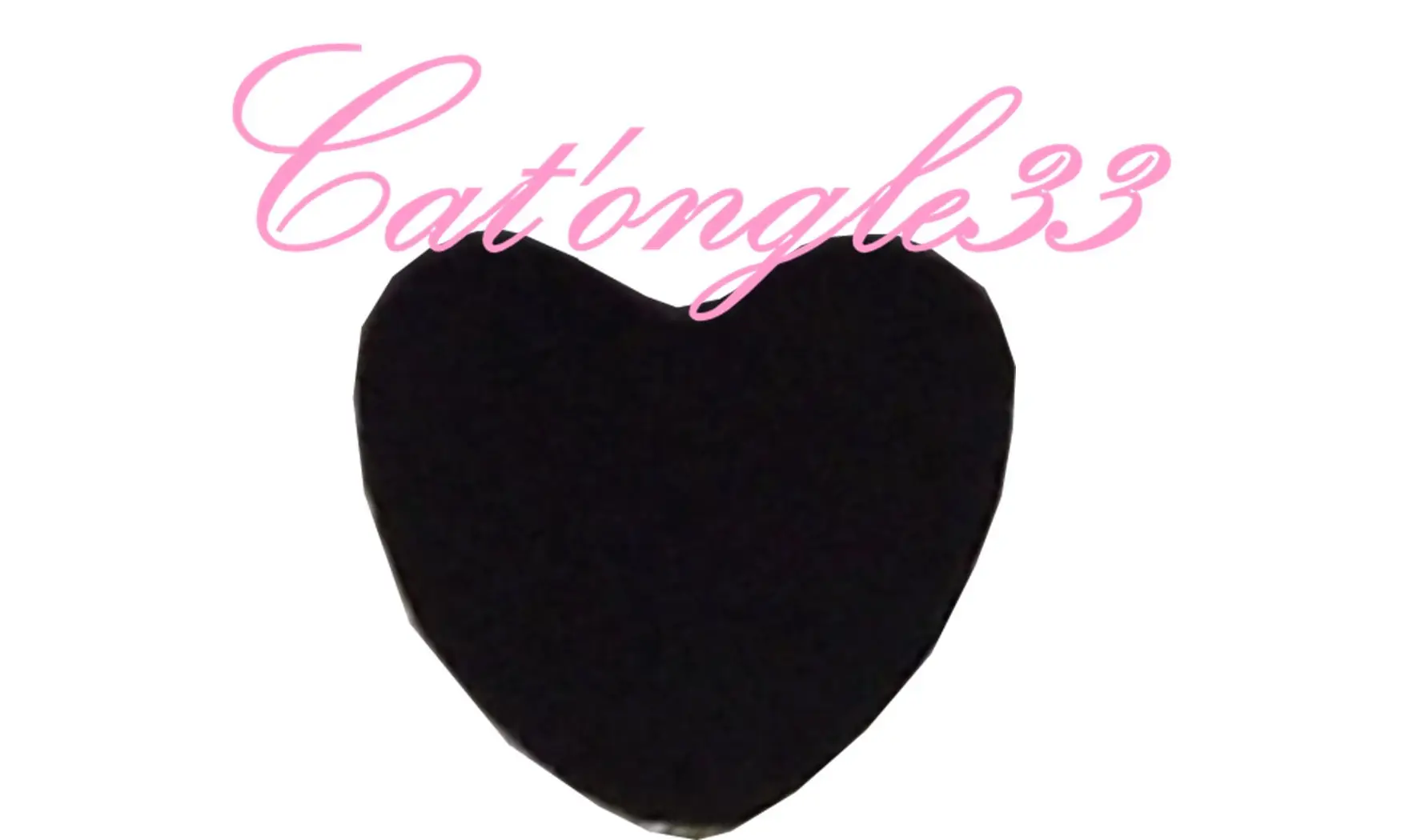Dazzling hologramme coeur noir