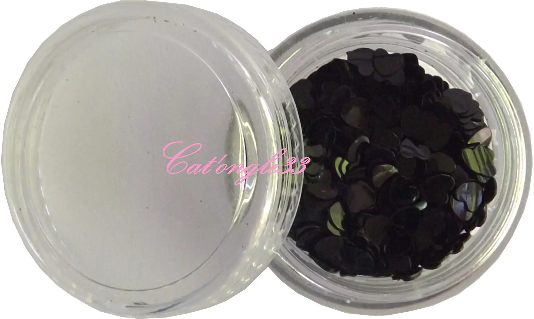 Dazzling hologramme coeur noir