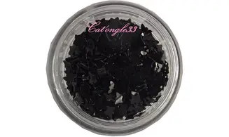 Dazzling hologramme papillon noir