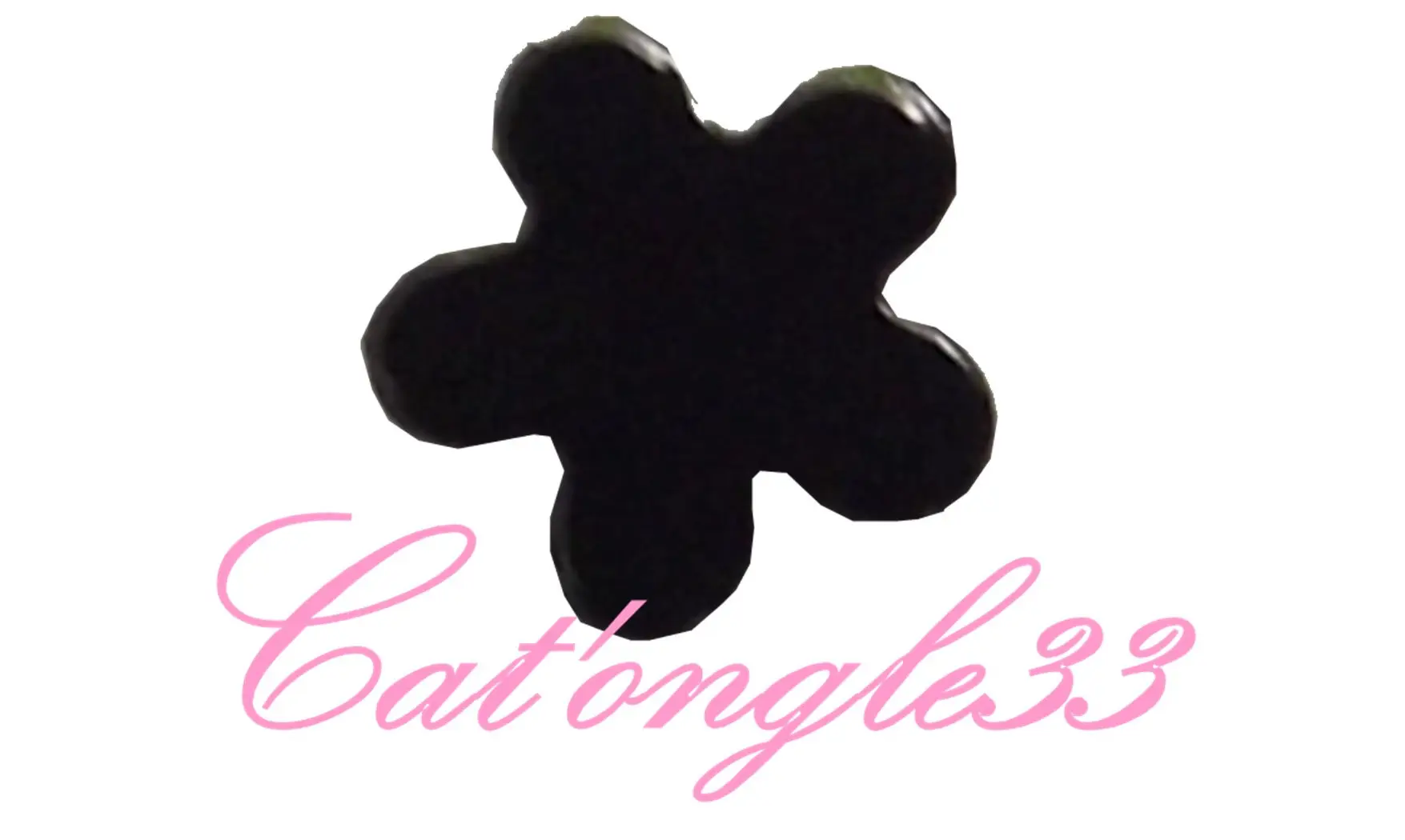 Dazzling hologramme fleurs noir