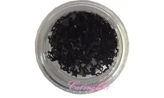 Dazzling hologramme fleur/étoile noir