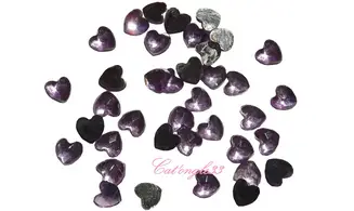 Strass cœur parme