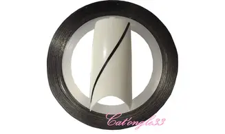 Striping tape noir fil autocollant