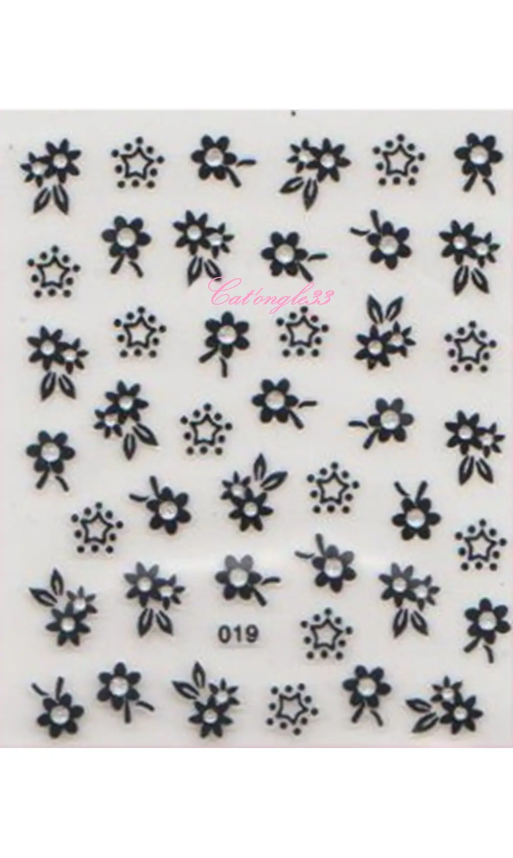 Stickers noir 019